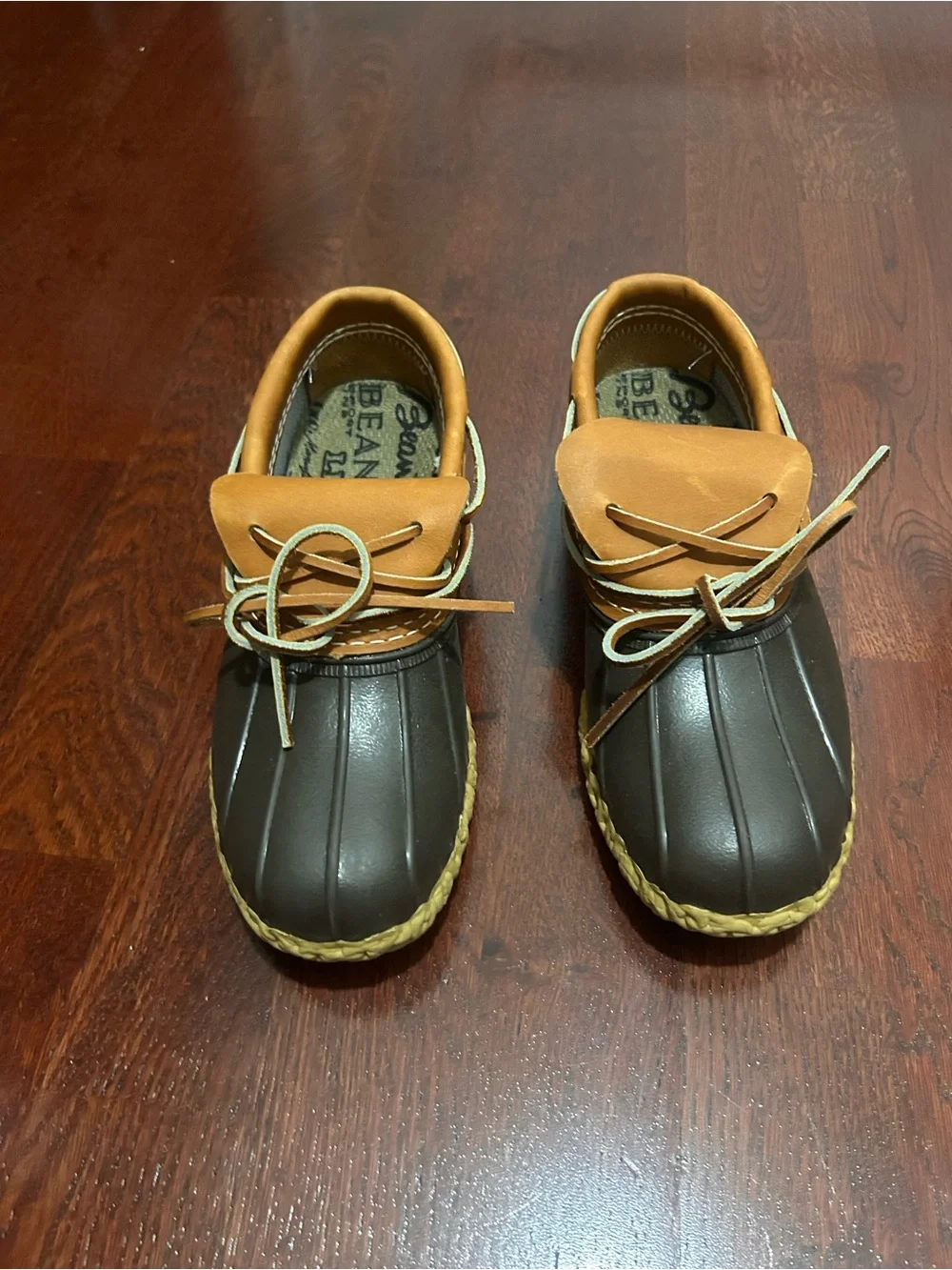 L.L. Bean Brown and Tan Classic Duck Shoes